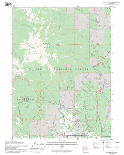 Rush Creek Lakes, CA FSTopo Preview 1