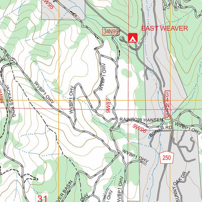 Rush Creek Lakes, CA FSTopo Preview 3