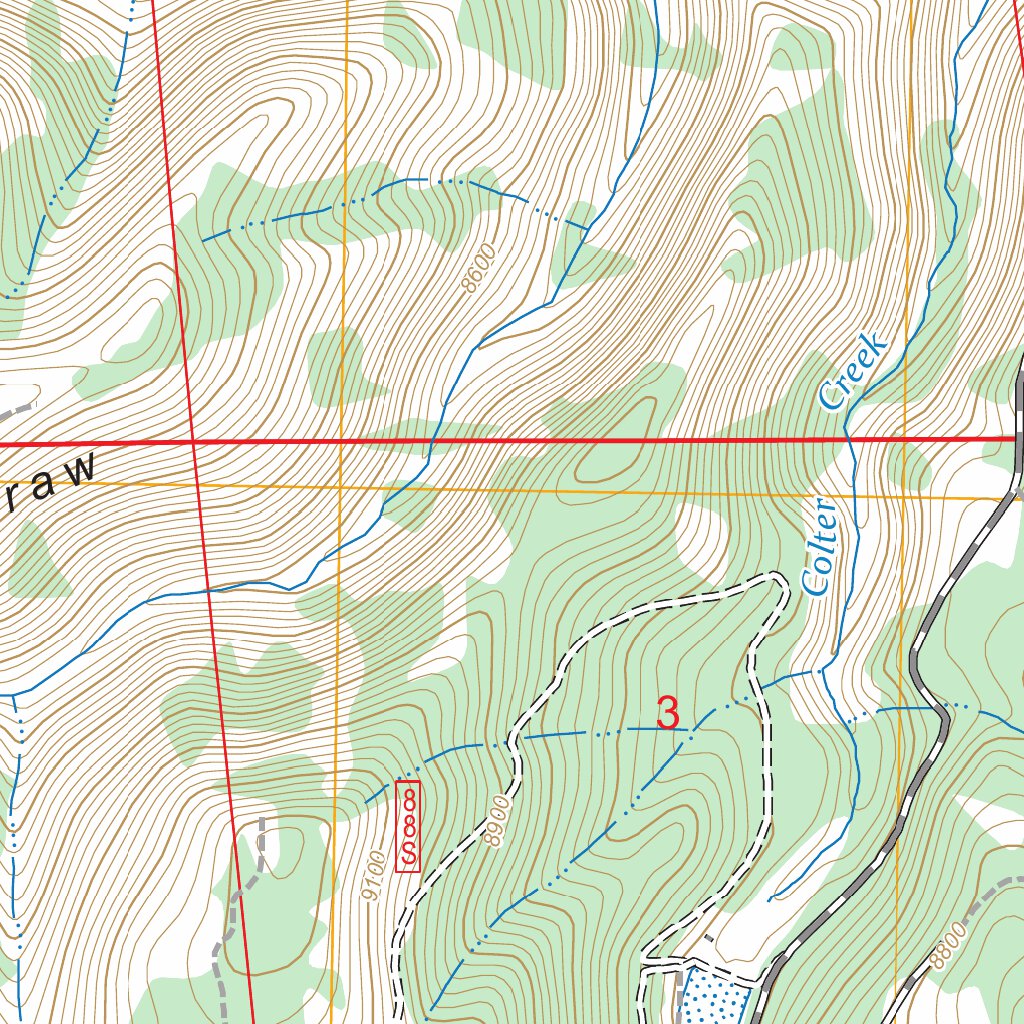 Rudd Knoll, AZ FSTopo Map by US Forest Service - Topo | Avenza Maps