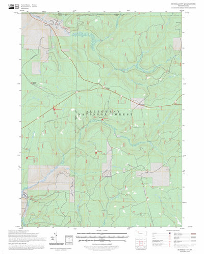 Russell City, PA FSTopo Preview 1