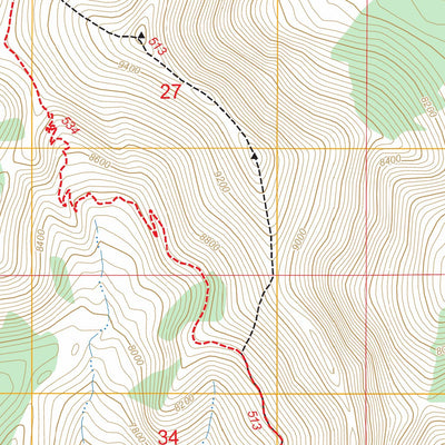 Sacagawea Peak, MT FSTopo Preview 3