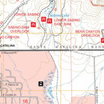 Sabino Canyon, AZ FSTopo Preview 2