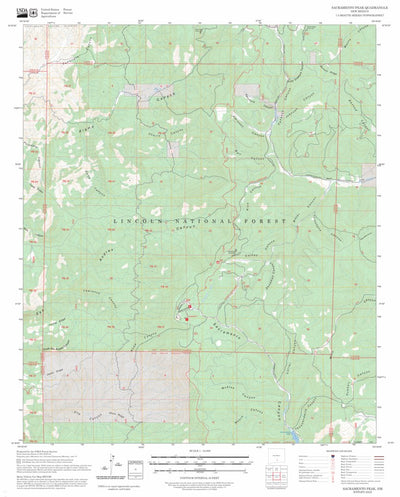Sacramento Peak, NM FSTopo Preview 1