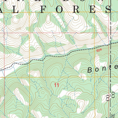 Saddleback Mountain, WY FSTopo Preview 3
