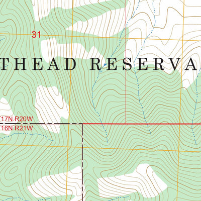 Saddle Mountain, MT FSTopo Preview 2