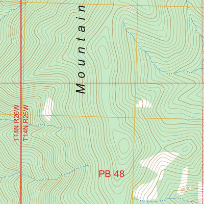 Saint Patrick Peak, MT FSTopo Preview 2