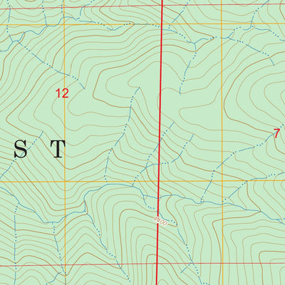 Salmon Mountain, CA FSTopo Preview 2