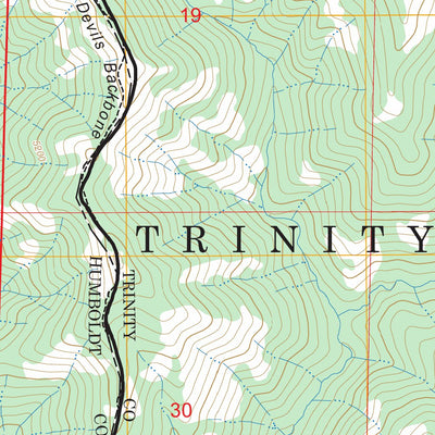 Salmon Mountain, CA FSTopo Preview 3