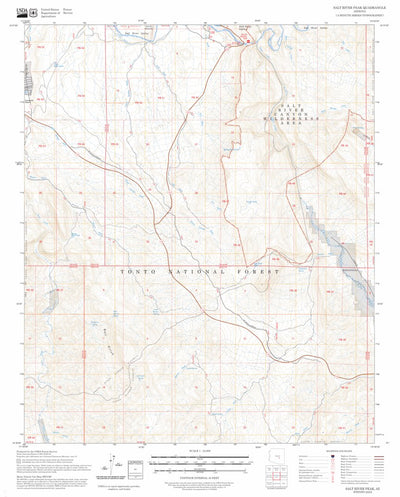 Salt River Peak, AZ FSTopo Preview 1