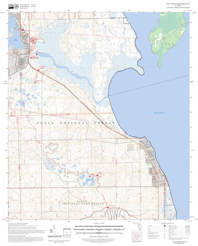 Salt Springs, FL FSTopo Preview 1