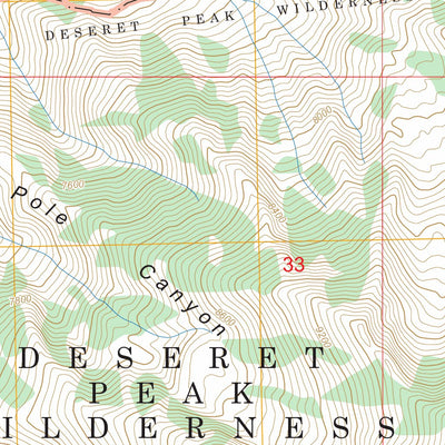 Salt Mountain, UT FSTopo Preview 3