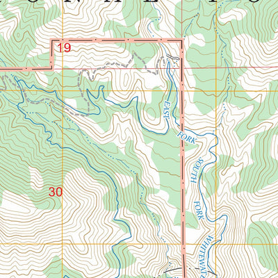 San Gorgonio Mountain, CA FSTopo Preview 2
