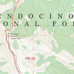 Saint John Mountain, CA FSTopo Preview 2