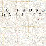 San Guillermo Mountain, CA FSTopo Preview 2