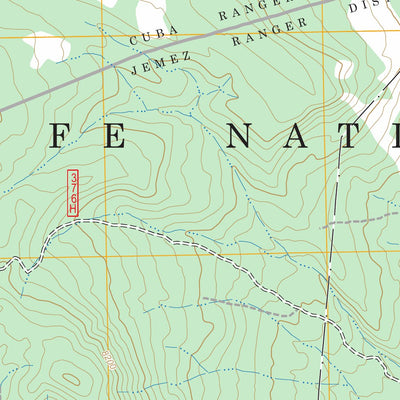 San Miguel Mountain, NM FSTopo Preview 2