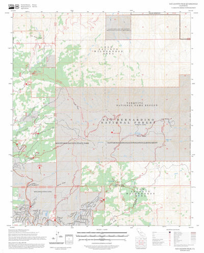 San Jacinto Peak, CA FSTopo Preview 1