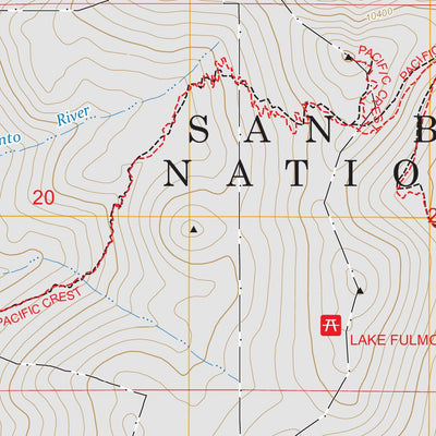 San Jacinto Peak, CA FSTopo Preview 2