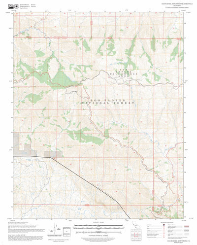 San Rafael Mountain, CA FSTopo Preview 1