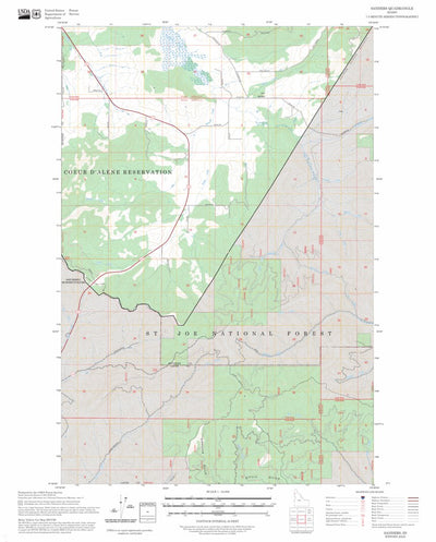 Sanders, ID FSTopo Preview 1