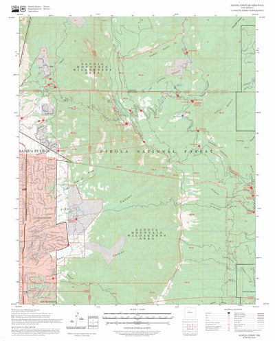 Sandia Crest, NM FSTopo Preview 1