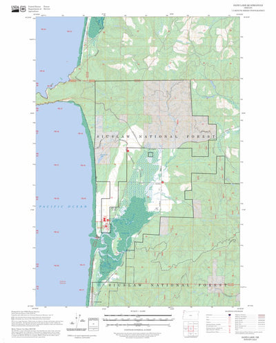 Sand Lake, OR FSTopo Preview 1