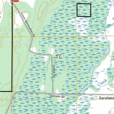Sand Lake, OR FSTopo Preview 2