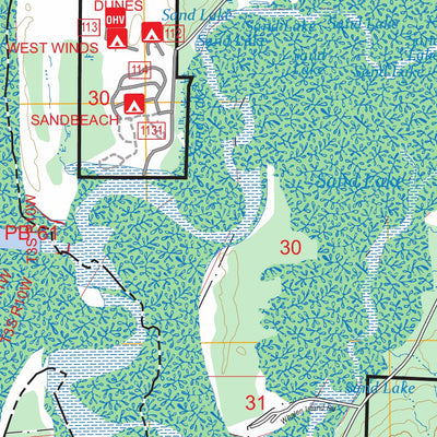 Sand Lake, OR FSTopo Preview 3