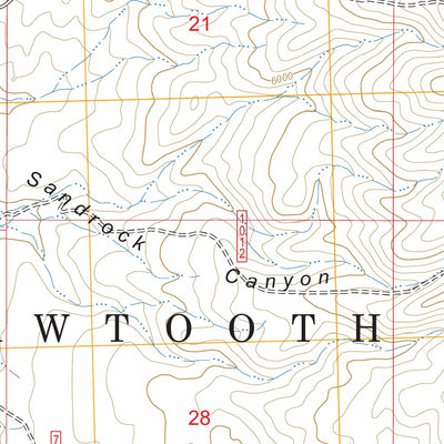 Sandrock Canyon, ID FSTopo Preview 2