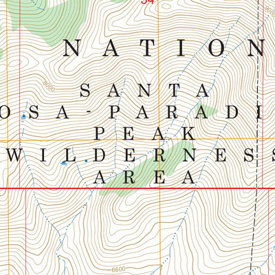 Santa Rosa Peak, NV FSTopo Preview 2