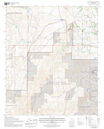 Santa Ysabel, CA FSTopo Preview 1