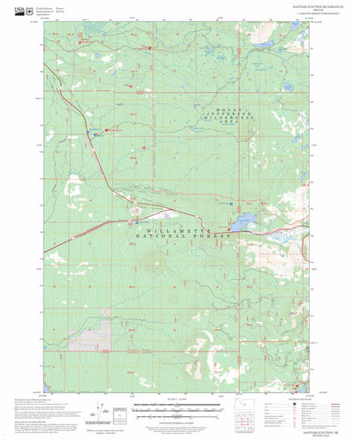 Santiam Junction, OR FSTopo Preview 1