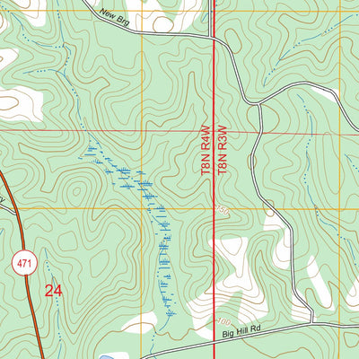 Savage Creek, LA FSTopo Preview 3