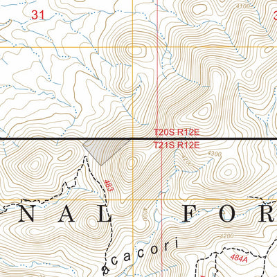 Saucito Mountain, AZ FSTopo Preview 3