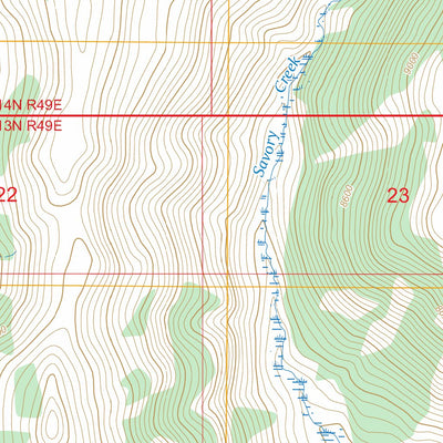 Savory Mountain, NV FSTopo Preview 3