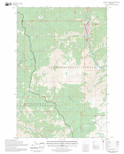 Sawmill Saddle, MT FSTopo Preview 1
