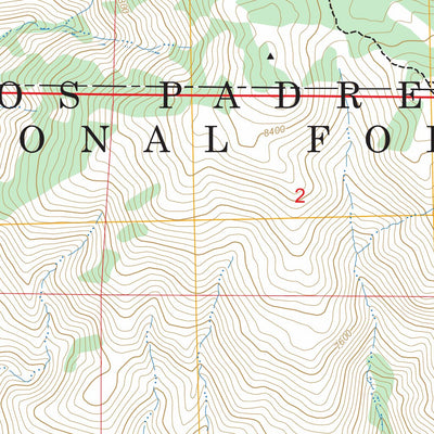 Sawmill Mountain, CA FSTopo Preview 2