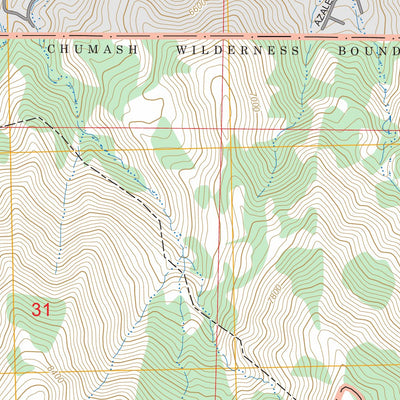 Sawmill Mountain, CA FSTopo Preview 3