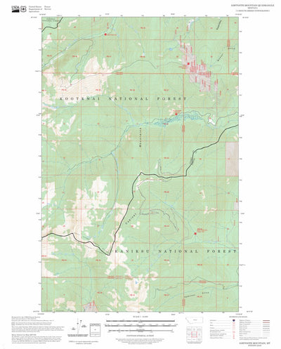 Sawtooth Mountain, MT FSTopo Preview 1