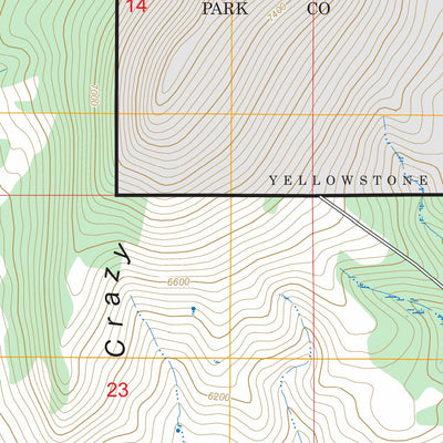 Scab Rock Mountain, MT FSTopo Preview 2