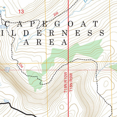 Scapegoat Mountain, MT FSTopo Preview 2