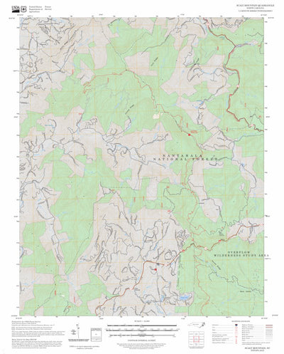 Scaly Mountain, NC FSTopo Preview 1
