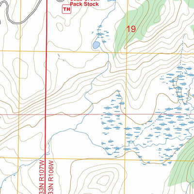 Scab Creek, WY FSTopo Preview 2