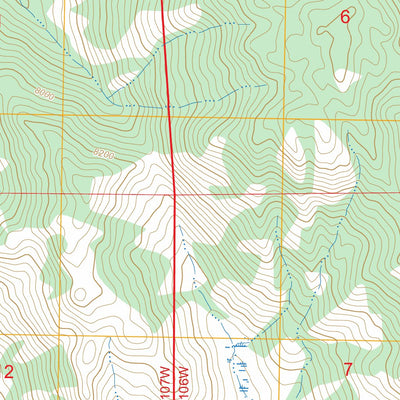 Scab Creek, WY FSTopo Preview 3