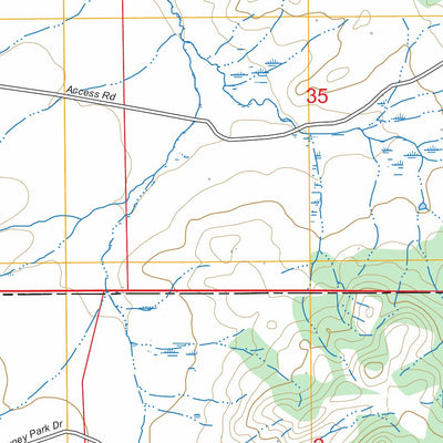 School Section Mountain, WY FSTopo Preview 2