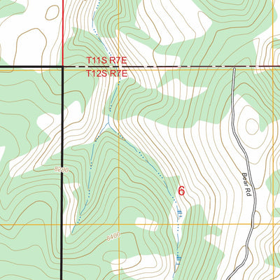 Scofield Reservoir, UT FSTopo Preview 2