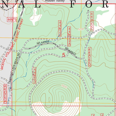 Schonchin Butte, CA FSTopo Preview 3