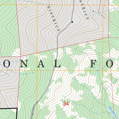 Schell Mountain, CA FSTopo Preview 3