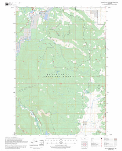 Selway Mountain, MT FSTopo Preview 1