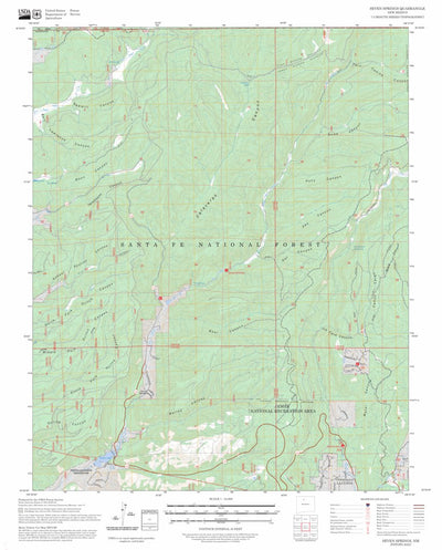 Seven Springs, NM FSTopo Preview 1