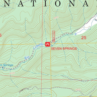Seven Springs, NM FSTopo Preview 2